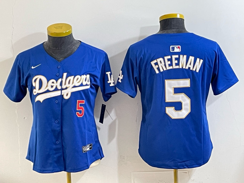 Youth Los Angeles Dodgers #5 Freeman blue Nike NFL 2025 jersey 003